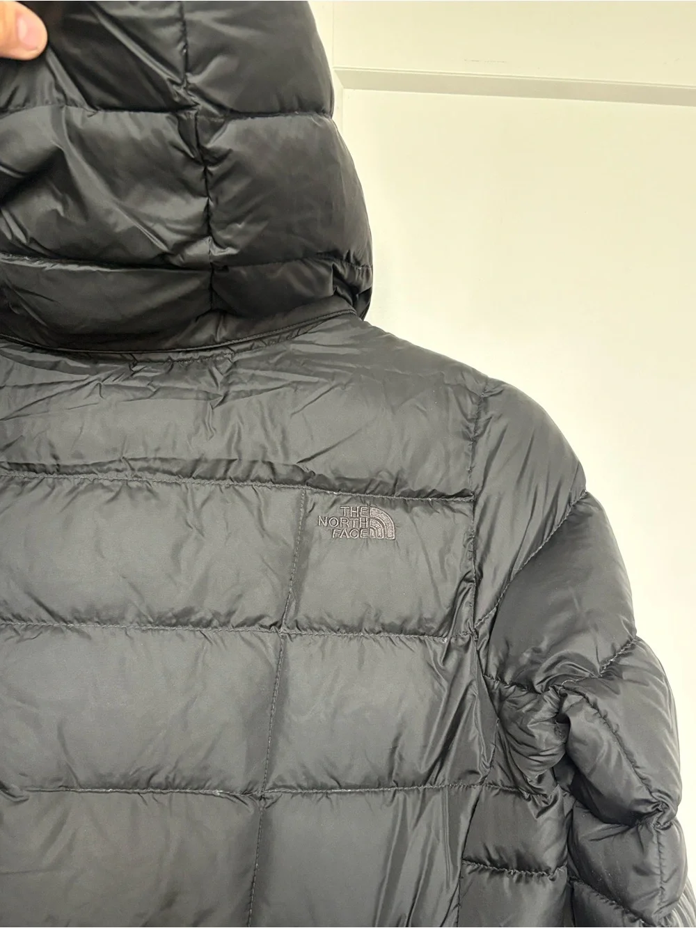 THE NORTH FACE BLACK 550 FILL PARKA JACKET WOMENS SMALL